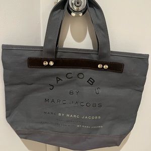 Marc by Marc Jacobs Gray Canvas Tote